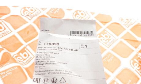 Фото 2 - Патрубок системи охолодження FEBI BILSTEIN 179893