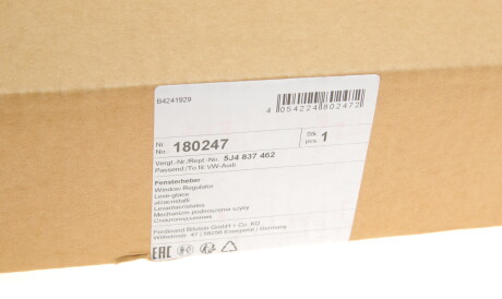 Фото 2 - Склопідйомник FEBI BILSTEIN 180247