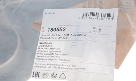 Фото 2 - Ричаг FEBI BILSTEIN 180552