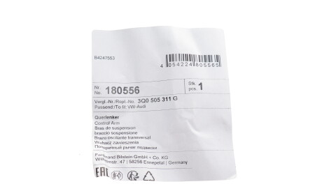 Фото 2 - Рычаг FEBI BILSTEIN 180556