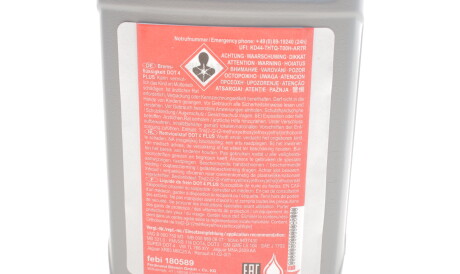 Фото 2 - Гальмівна рідина FEBI BILSTEIN 180589