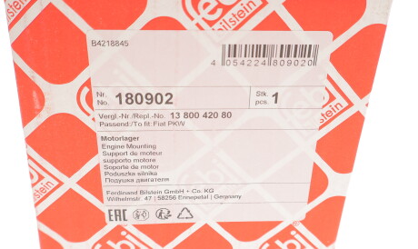 Фото 3 - Подушка двигуна FEBI BILSTEIN 180902
