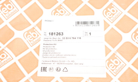 Фото 2 - Пыльник/отбойник FEBI BILSTEIN 181263