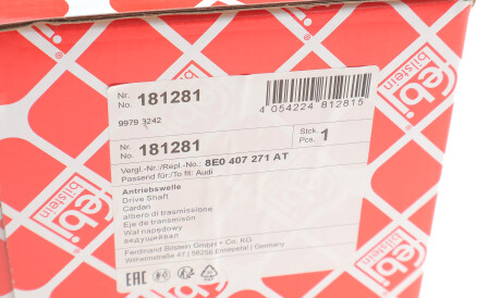 Фото 2 - Напіввісь FEBI BILSTEIN 181281