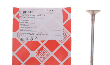 Фото 2 - Клапан выпускной FEBI BILSTEIN 181648