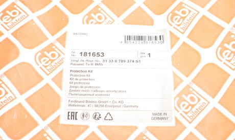 Фото 2 - Пильник/відбійник FEBI BILSTEIN 181653