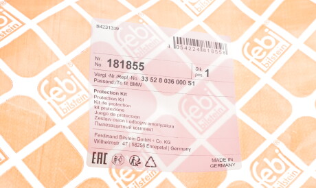 Фото 2 - Пильник/відбійник FEBI BILSTEIN 181855