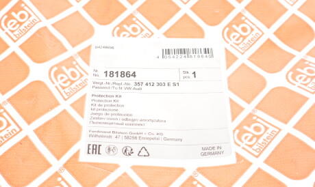 Фото 2 - Пильник/відбійник FEBI BILSTEIN 181864