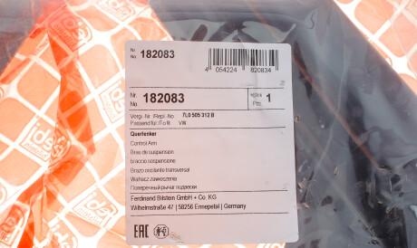 Фото 2 - Ричаг FEBI BILSTEIN 182083