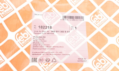 Фото 2 - Пильник/відбійник FEBI BILSTEIN 182218