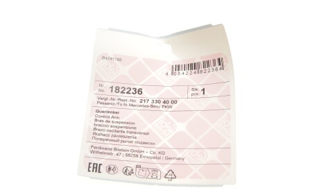 Фото 2 - Ричаг FEBI BILSTEIN 182236