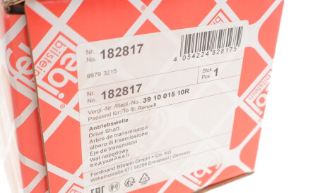 Фото 2 - Напіввісь FEBI BILSTEIN 182817