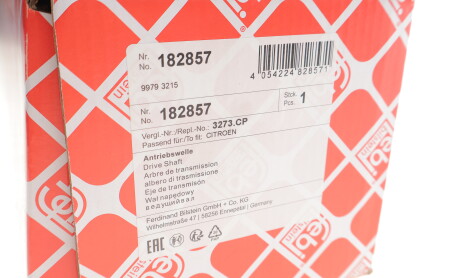 Фото 2 - Напіввісь FEBI BILSTEIN 182857