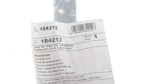 Фото 3 - Ричаг FEBI BILSTEIN 184212