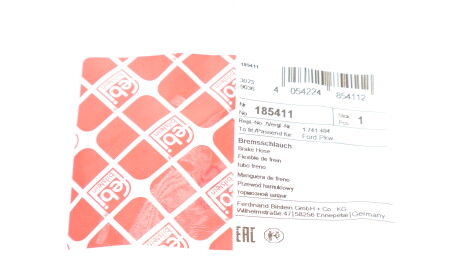 Фото 2 - Тормозной шланг FEBI BILSTEIN 185411