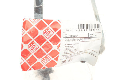 Фото 2 - Гальмівний шланг FEBI BILSTEIN 186331