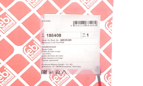 Фото 2 - Автозапчастина FEBI BILSTEIN 188408