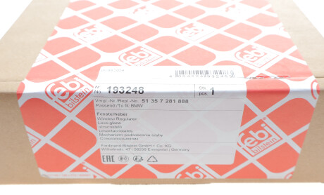 Фото 2 - Стеклоподъемник FEBI BILSTEIN 193248