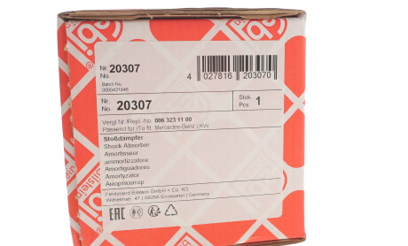 Фото 2 - Стійка амортизатору (амортизатор) FEBI BILSTEIN 20307