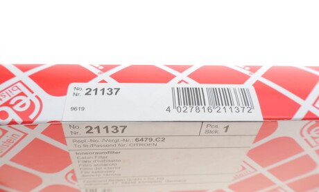 Фото 4 - Фильтр салона FEBI BILSTEIN 21137