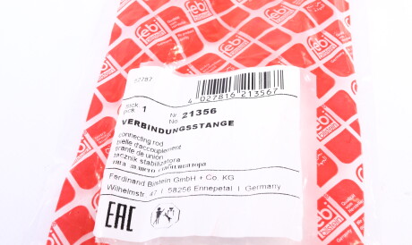 Фото 3 - Стійка стабілізатора FEBI BILSTEIN 21356