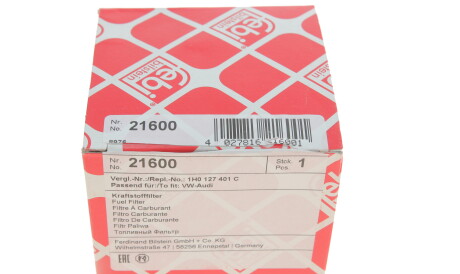 Фото 3 - Топливный фильтр FEBI BILSTEIN 21600