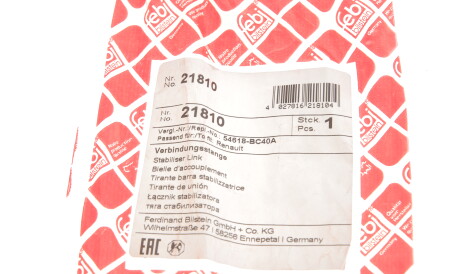 Фото 3 - Стійка стабілізатора FEBI BILSTEIN 21810