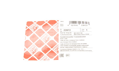 Фото 2 - Трос ручного гальма FEBI BILSTEIN 23972