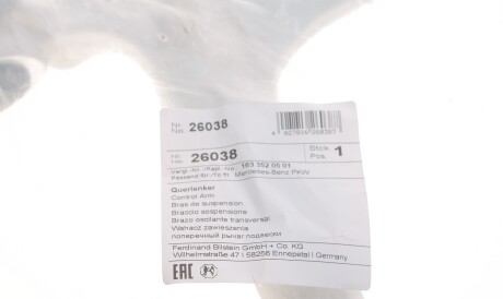 Фото 2 - Рычаг FEBI BILSTEIN 26038