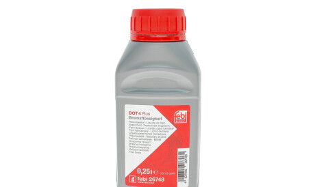 Жидкость тормозная Febi dot 4 Brake Fluid Plus, 0.25л - (83132405977) FEBI BILSTEIN 26748