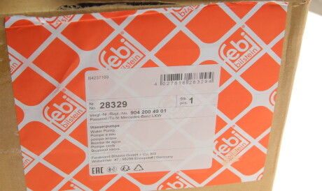 Фото 2 - Водяной насос FEBI BILSTEIN 28329