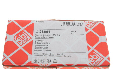 Фото 3 - Подушка двигуна FEBI BILSTEIN 28661