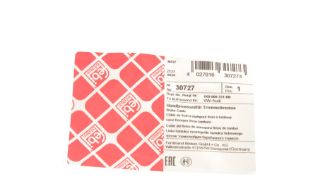 Фото 2 - Трос ручного гальма FEBI BILSTEIN 30727