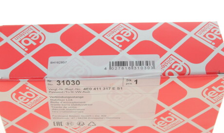 Фото 3 - Стійка стабілізатора FEBI BILSTEIN 31030