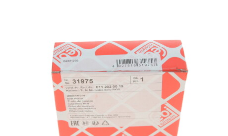 Фото 3 - Ролик ремня приводного FEBI BILSTEIN 31975