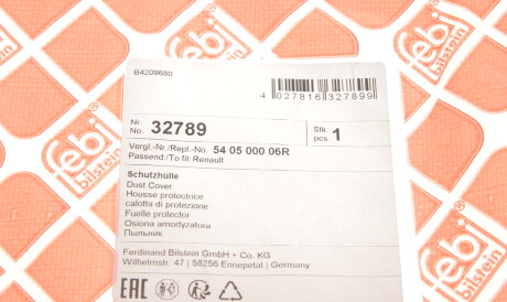 Фото 3 - Пильник/відбійник FEBI BILSTEIN 32789