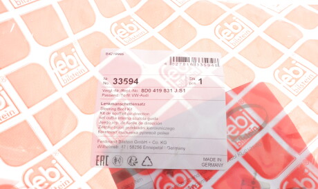 Фото 2 - Рульова рейка та кріплення FEBI BILSTEIN 33594