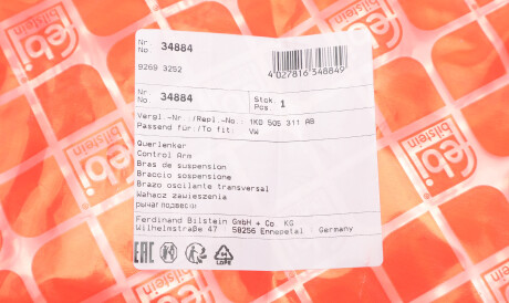 Фото 2 - Рычаг FEBI BILSTEIN 34884