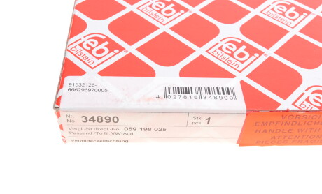 Фото 6 - Прокладка клапанної кришки FEBI BILSTEIN 34890