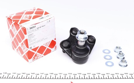 Опора кульова (передня/знизу/L) VW Polo/Skoda Fabia 1.0-2.0 99- - (5U0407365A, 6R0407365, 6R0407365A) FEBI BILSTEIN 36051