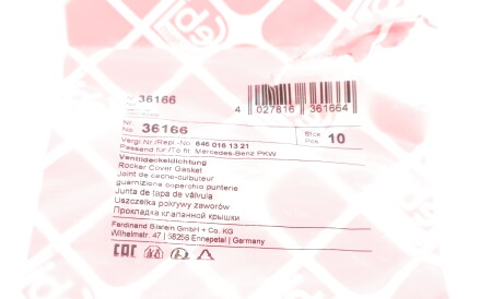 Фото 2 - Прокладка клапанной крышки FEBI BILSTEIN 36166