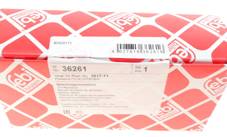 Фото 7 - Рулевой наконечник FEBI BILSTEIN 36261