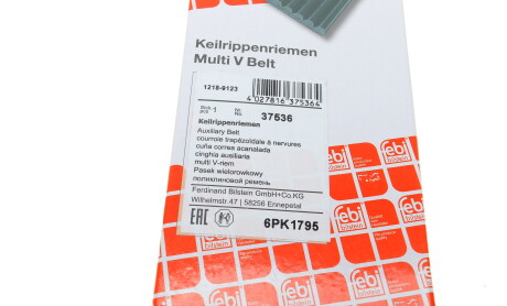 Фото 6 - Ремінь приводний FEBI BILSTEIN 37536