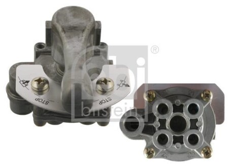 Клапан з поворотною заслінкою, пневматична установка - ((0003275125, 0003290425, 0003290825, 0243112800, 1065259)) FEBI BILSTEIN 38128