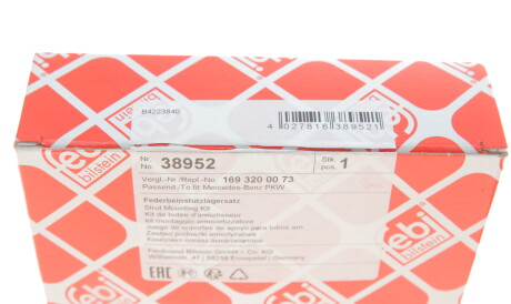 Фото 3 - Опора стійки амортизатора FEBI BILSTEIN 38952