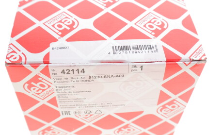 Фото 5 - Шарова опора FEBI BILSTEIN 42114