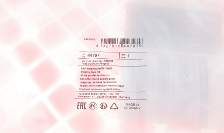 Фото 2 - Рульова рейка та кріплення FEBI BILSTEIN 44797