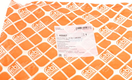 Фото 6 - Патрубок системи охолодження FEBI BILSTEIN 45987