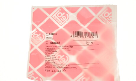 Фото 3 - Болт/гайка кріплення колеса FEBI BILSTEIN 46632