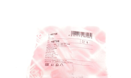 Фото 3 - Болт/гайка кріплення колеса FEBI BILSTEIN 46706